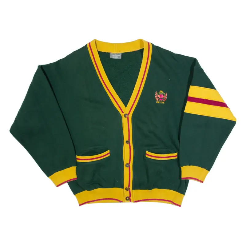KAPPA ROBE DI Mens Cardigan Green V-Neck L