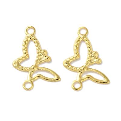 Brass Filigree Connector Charms
