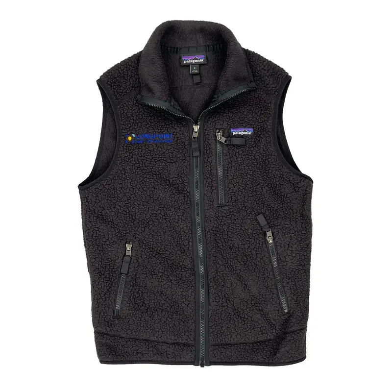 Patagonia Fleece Gilet - Small Black Polyester