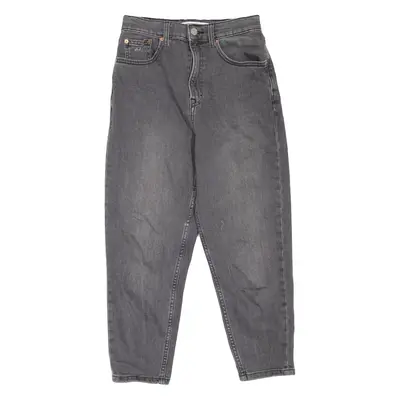 TOMMY JEANS Womens Jeans Grey Regular Mom W26 L22