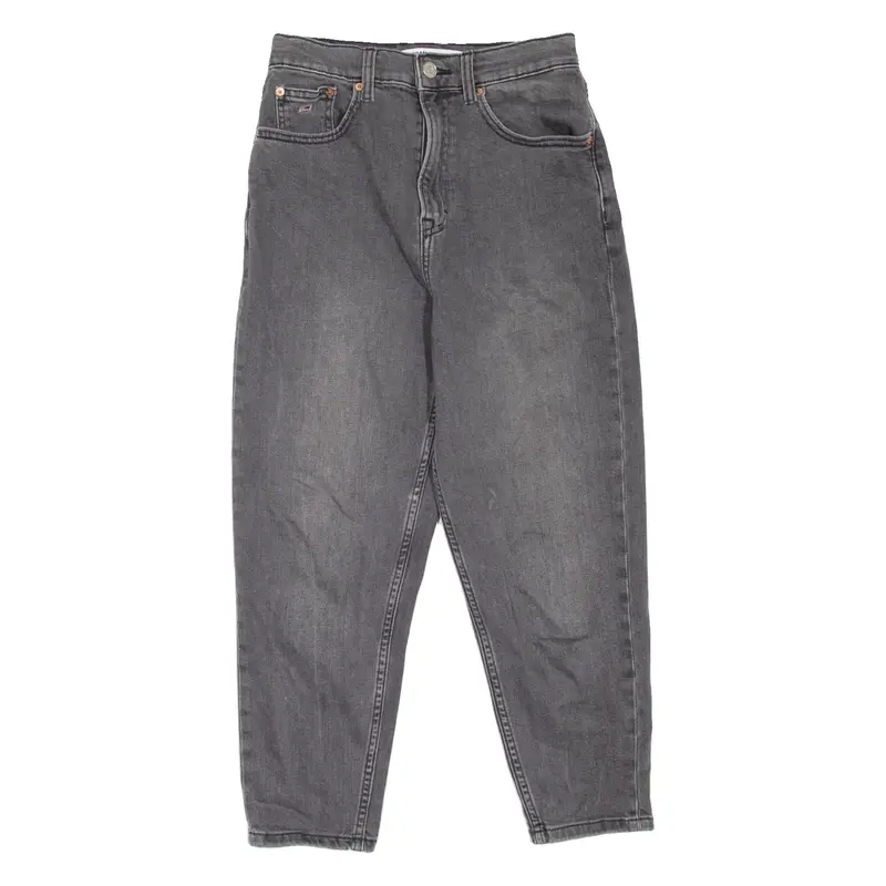 TOMMY JEANS Womens Jeans Grey Regular Mom W26 L22