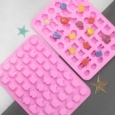 48-Cavity Silicone Animal Wax Melt Molds