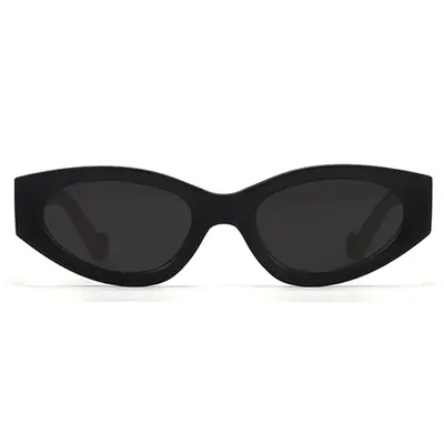 Kat x Money Moves - Black Cateye Sunglasses | Color: Black - Black | Size: OS
