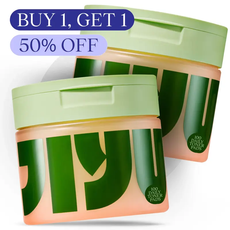 Jiyu Korean Skincare (2-PACK) - Anti-Aging, Dark Spot & Wrinkle Minimizing Toner Pads with Centella Asiatica, Snail Mucin, Ni...
