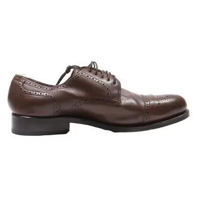 GORDON & BROS Brogue Shoes Brown Leather Mens UK 10