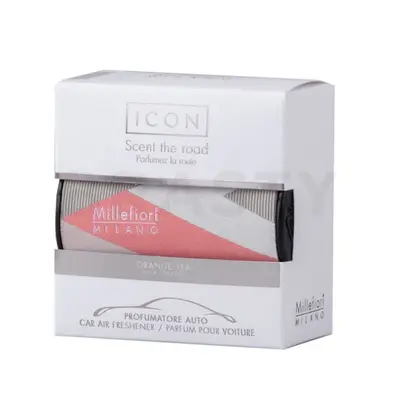 Millefiori Milano Icon Orange Tea Car Air Freshener Geometric Fabric