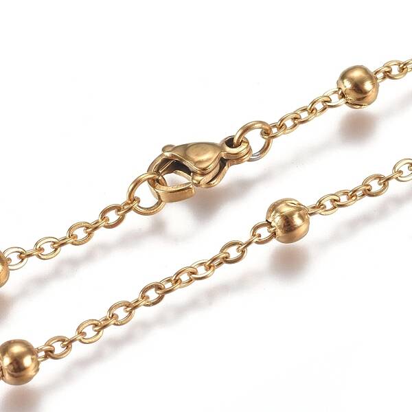 304 Stainless Steel Cable Chain Necklaces