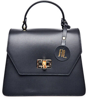 Anna Luchini Borsa A Tracolla In Pelle Da Donn colore nero