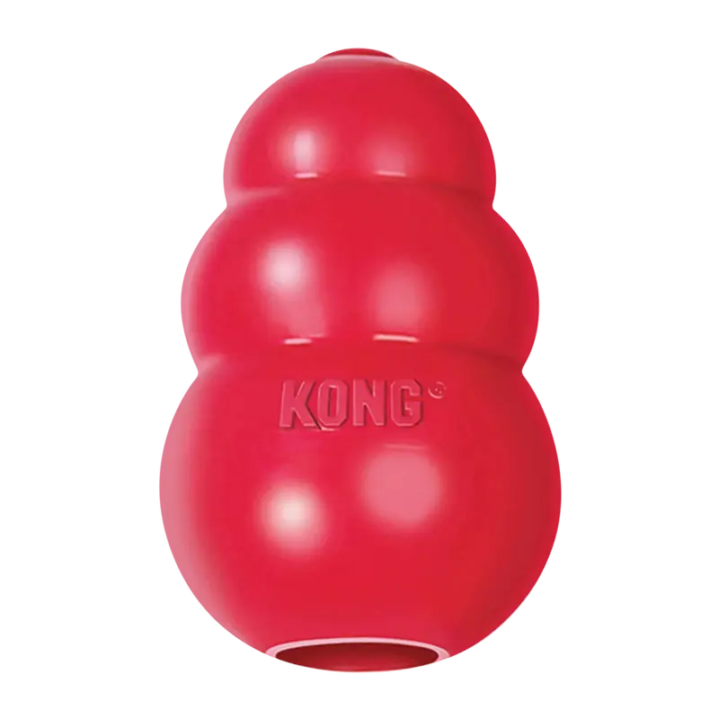 KONG Classic Stuffable Dog Toy - Fetch & Chew Toy for Dogs - Erratic Bounce for Extended Play Time - Durable Natural Rubber M...