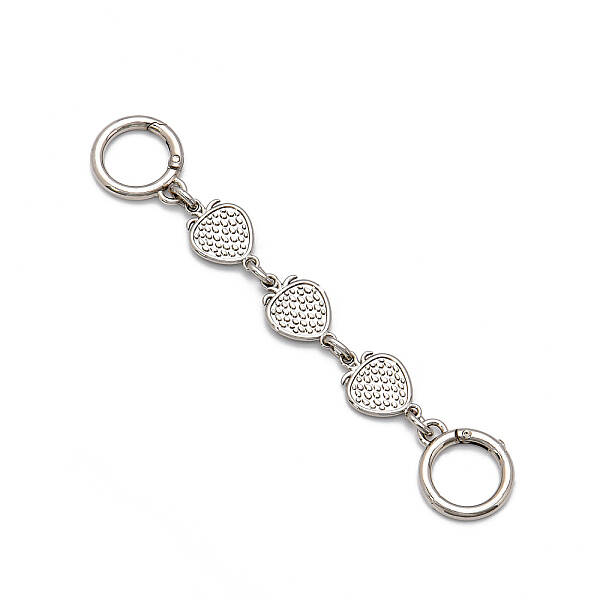 Alloy Strawberry Bag Strap Extenders