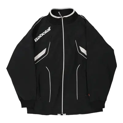 Age 14 Babolat Jacket - Large Black Polyester