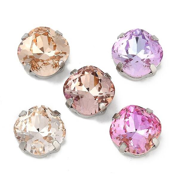 Brass Glass Rhinestone Sew on Rhinestones