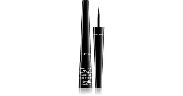 Barry M Eye Define Liquid Eyeliner Super Color Gloss Black 2ml