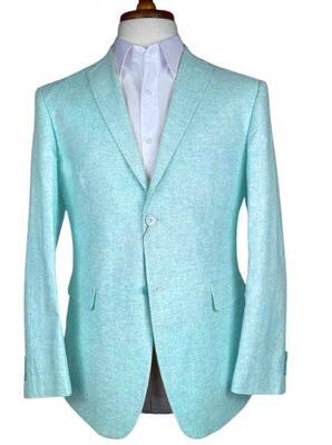 Linen Blazers - Sky Blue