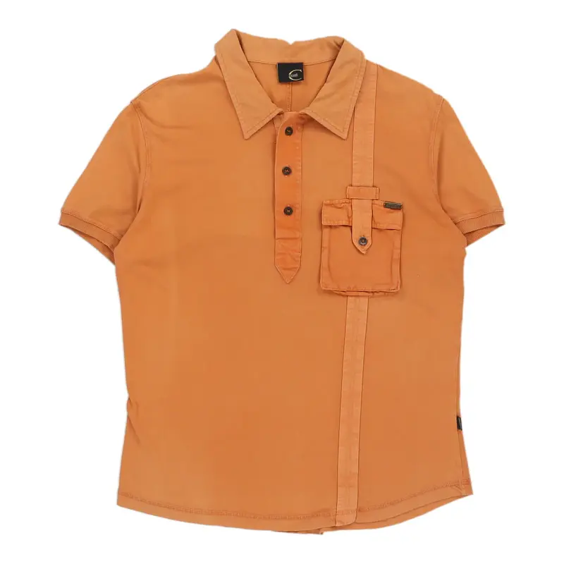 Just Cavalli Polo Shirt - 2XL Orange Cotton