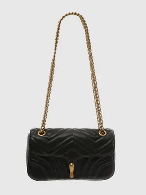 Smting Quilted Chain Flap Bag