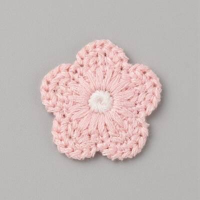 Two Tone Polyester Knitted Ornament Accessories