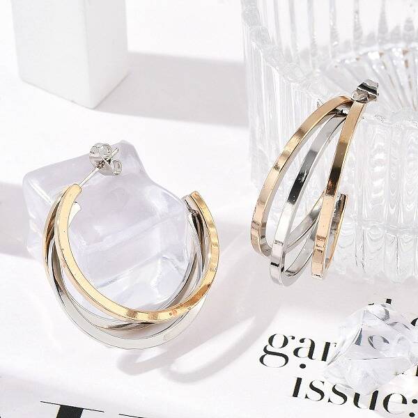 304 Stainless Steel Stud Earrings