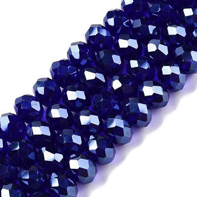 Electroplate Glass Beads Strands
