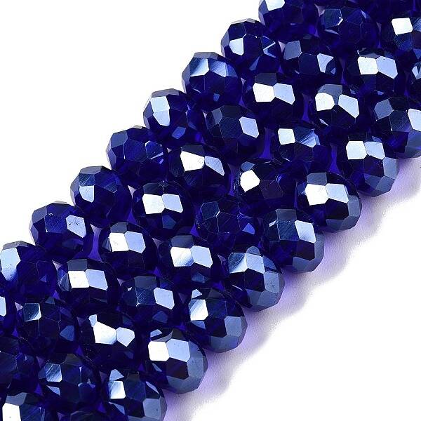 Electroplate Glass Beads Strands
