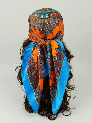 Women's 1 Piece Boho Woven Plain Bandana