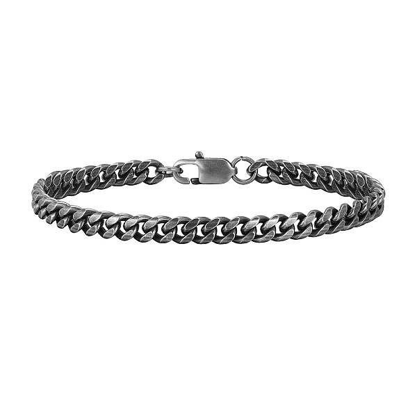 Stainless Steel Curb Chain Bracelets
