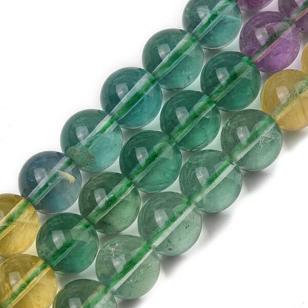 Natural Fluorite Beads Strands