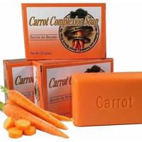 Carrot Complexion Soap x 3 Pcs Body Care Skin Repair Cleanser Nourishing Radiant Cleansing