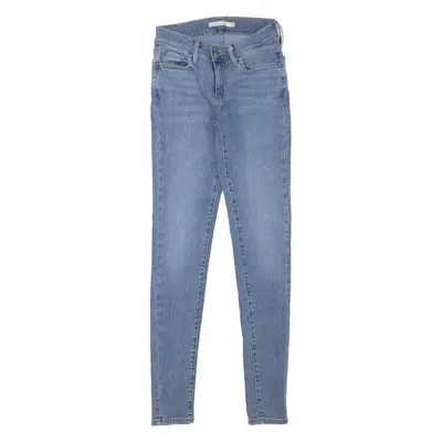 LEVI'S 710 Womens Jeans Blue Slim Skinny W22 L30
