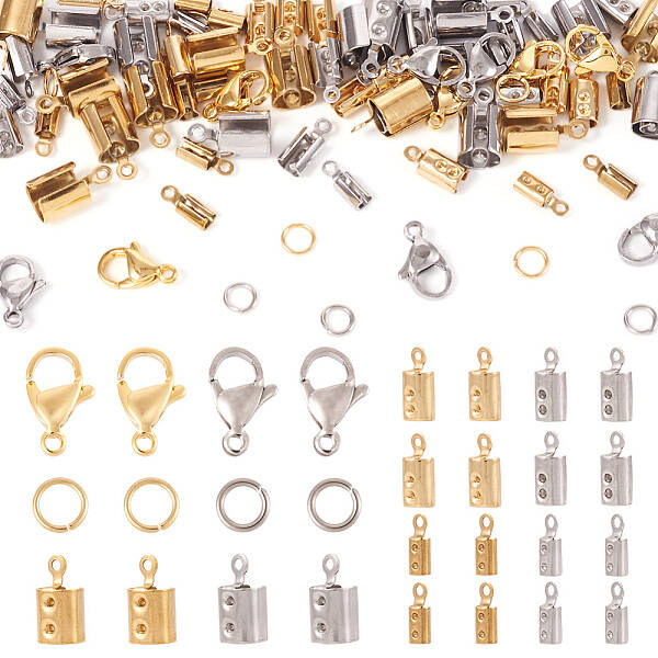 304 Stainless Steel Folding Crimp Ends