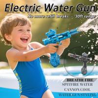 Electric Water Gun for Adults Kids, 2 Pack Automatic Squirt Watergun Pistol with Led Lights, Summer Outdoor Pool Beach Party ...