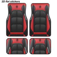 Car Floor Mat, 4pcs Universal Fit Car Floor Mat, Non-slip Washable Car Floor Mat, Ideal Gift for Men & Women, Car Accessories