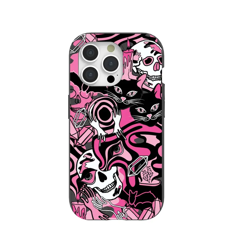 Black Spellbound Ghouls iPhone 15 Pro Case