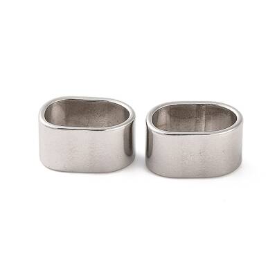 Non-Tarnish 304 Stainless Steel Slide Charms
