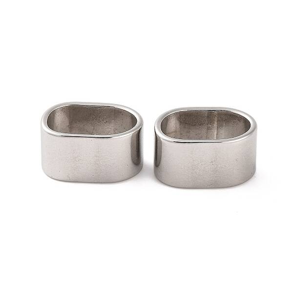 Non-Tarnish 304 Stainless Steel Slide Charms