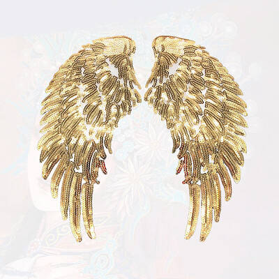 Wing Glitter Cloth Patches