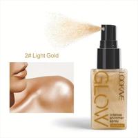 Long Lasting Glitter Highlighter Spray, Shimmering Body Glitter Spray, Sparkling Makeup Highlighter Spray, Suitable for Face,...