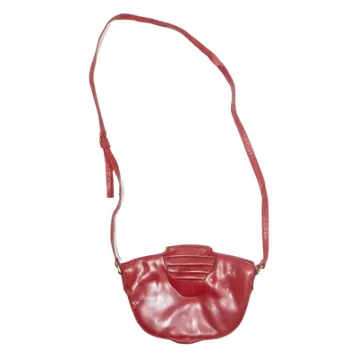 Womens Shoulder Bag Red Leather