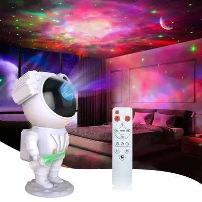 Star Projector,Galaxy Night Light,Astronaut Starry Nebula Ceiling with Timer and Remote, Gift for Kids Adults for Bedroom, B...