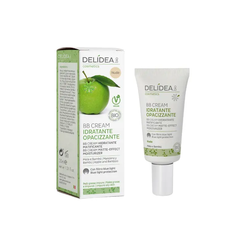 Delidea BB Cream Mattifying Moisturizer Apple & Bamboo Nude (30 ml)