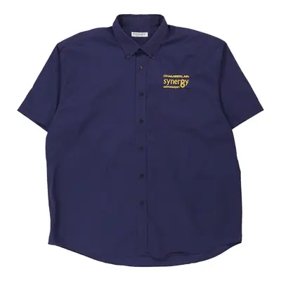 Chamberlain Synergy Motorsport Kustom Kit Short Sleeve Shirt - 3XL Blue Cotton