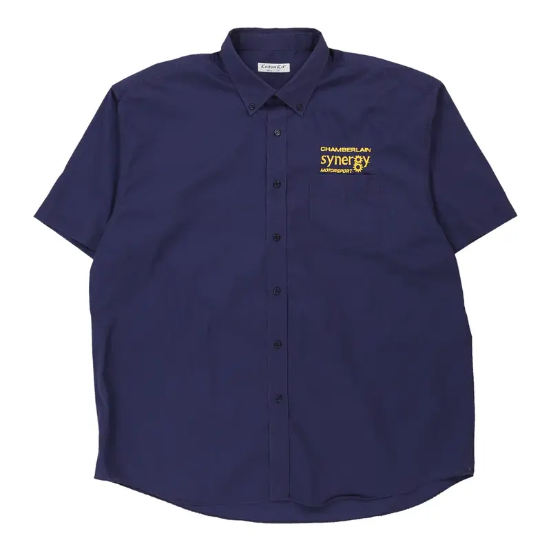 Chamberlain Synergy Motorsport Kustom Kit Short Sleeve Shirt - 3XL Blue Cotton