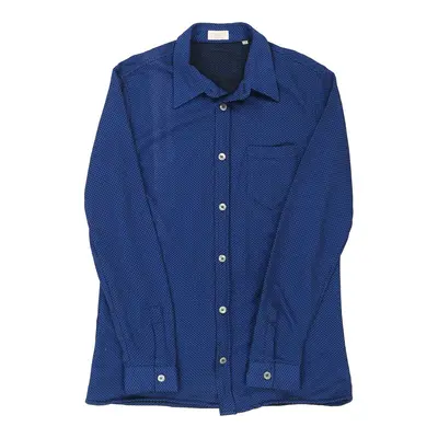 1980s Tipo'S Shirt - 2XL Blue Polyester Blend