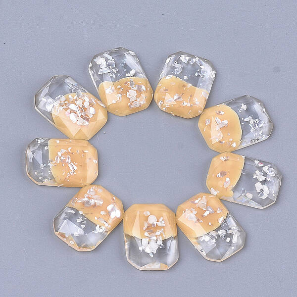 Two Tone Resin Cabochons