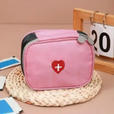 1 Piece Portable Medicine Storage Bag, Emergency Kit Storage Bag, First Aid Kit For Outdoor & Travel