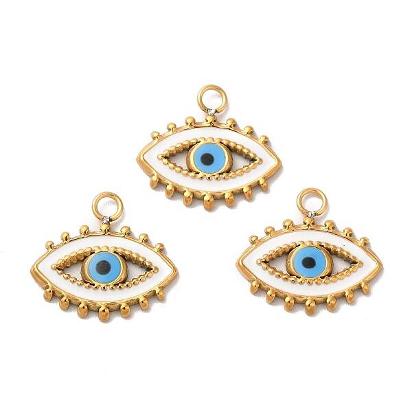 Ion Plating(IP) 304 Stainless Steel Enamel Pendants