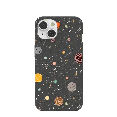 Black Galactic Glow iPhone 14/16e Case