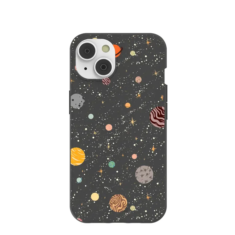 Black Galactic Glow iPhone 14/16e Case