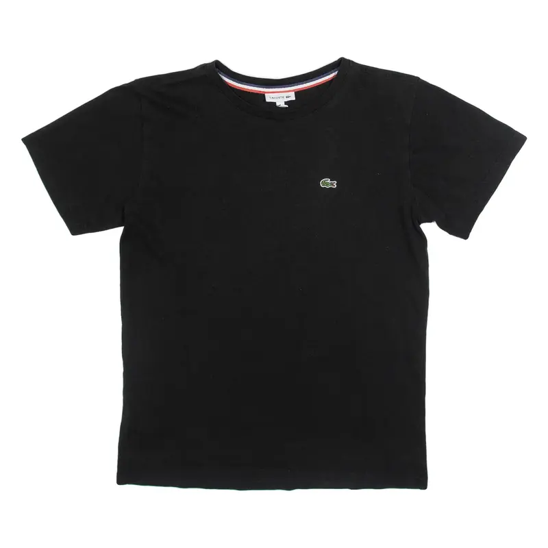 LACOSTE Boys T-Shirt Black 14Y
