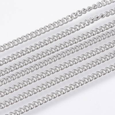 Tarnish Resistant 304 Stainless Steel Curb Chains